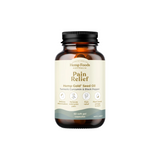 Hemp Foods Australia Pain Relief Hemp Gold Seed Oil Capsules with Turmeric & Black Pepper, 60 soft gel capsules.