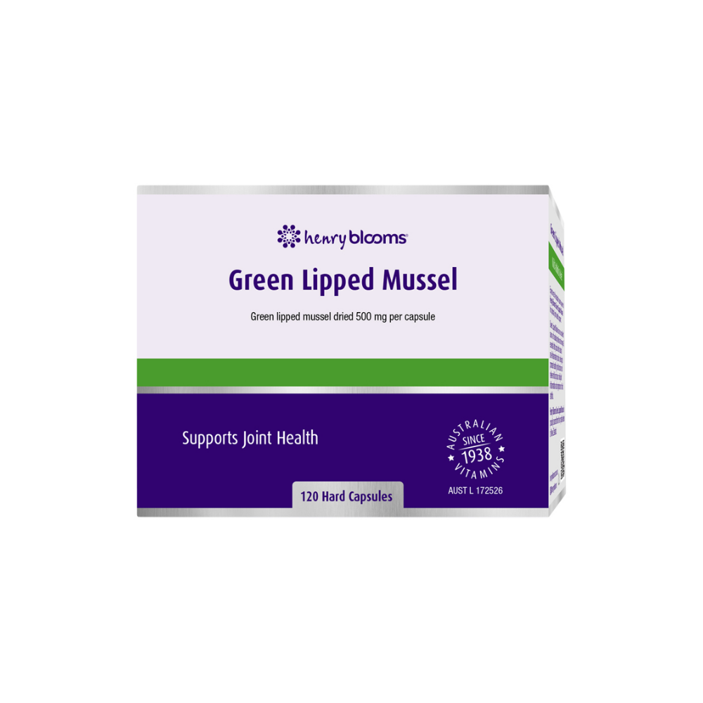 Henry Blooms Green Lipped Mussel 120 Capsules
