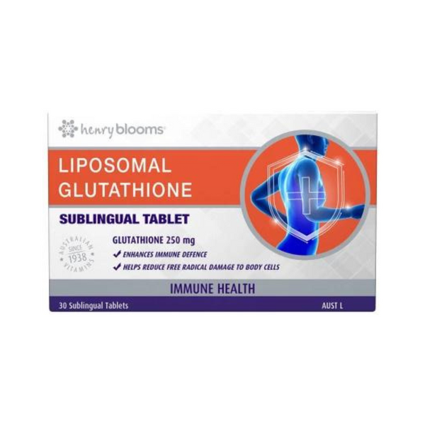 Henry Blooms Liposomal Glutathione Sublingual 30 Tabs