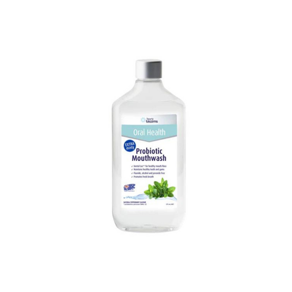 Henry Blooms Oral Health Probiotic Mouthwash Peppermint 375ml