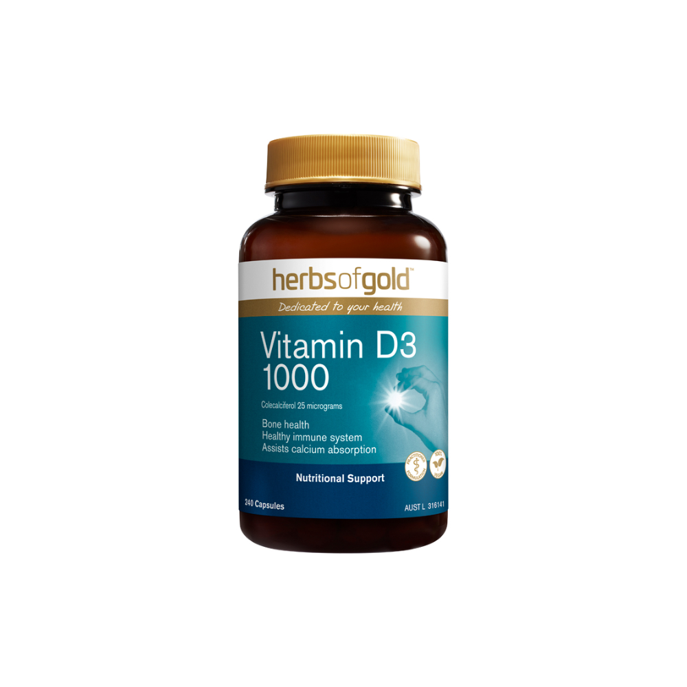 Herbs of Gold Vitamin D3 1000 product information image 2