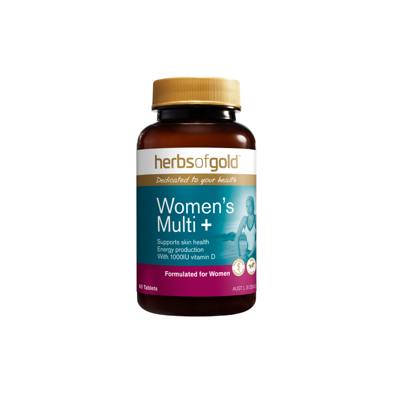 Herbs of Gold Womens Multi+ Tablets