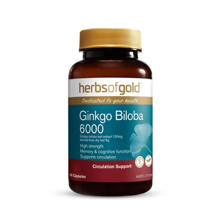 Herbs of Gold Ginkgo Biloba 6000 120 Capsules