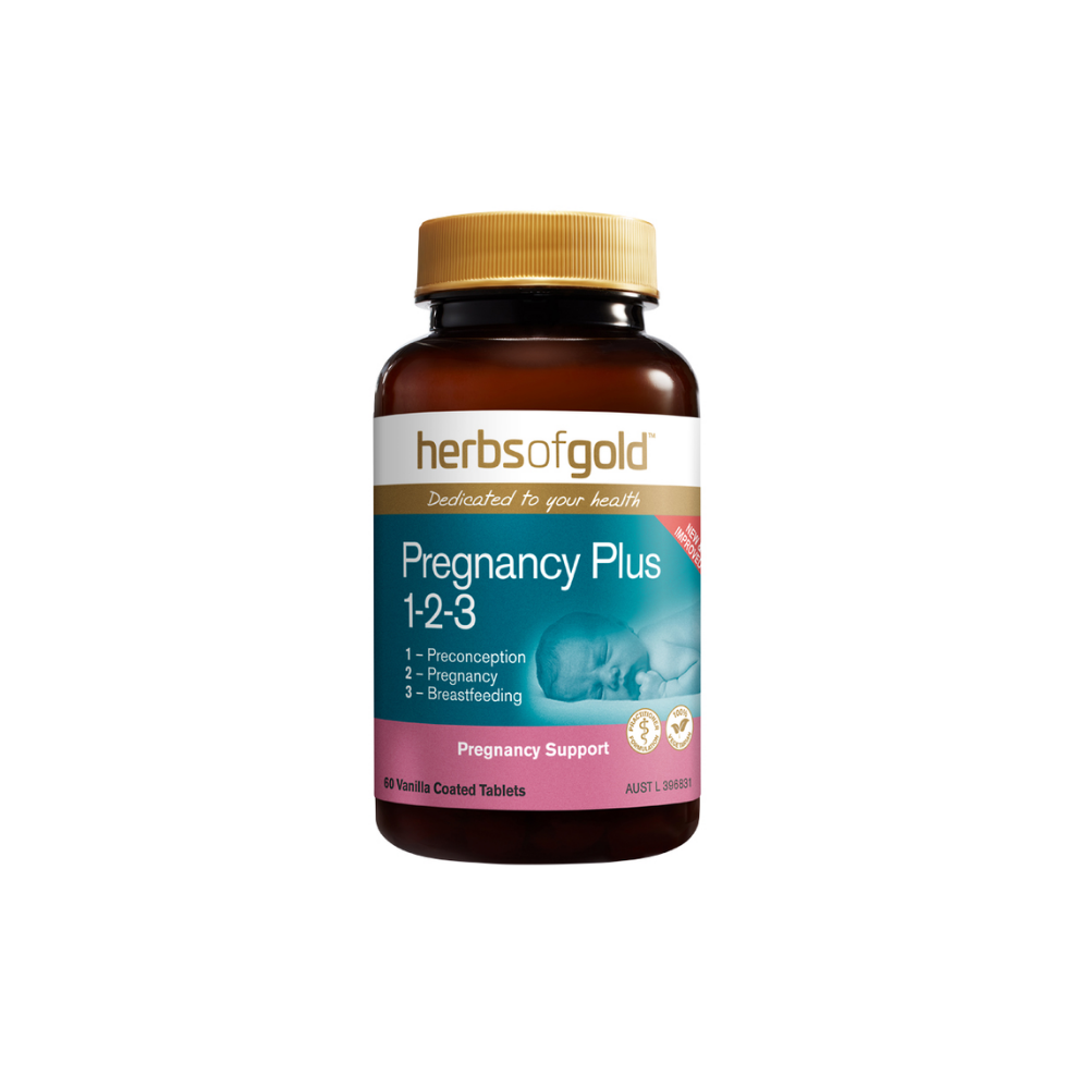 Herbs of Gold Pregnancy Plus 1-2-3 60 Tablets