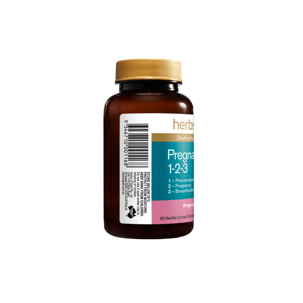 Herbs of Gold Pregnancy Plus 1-2-3 60 Tablets