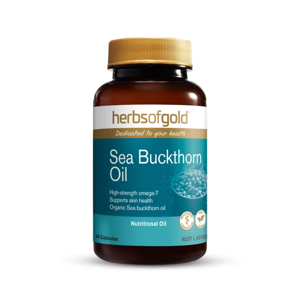 Herbs of Gold Sea Buckthorn Oil 60 Capsules product information image 2
