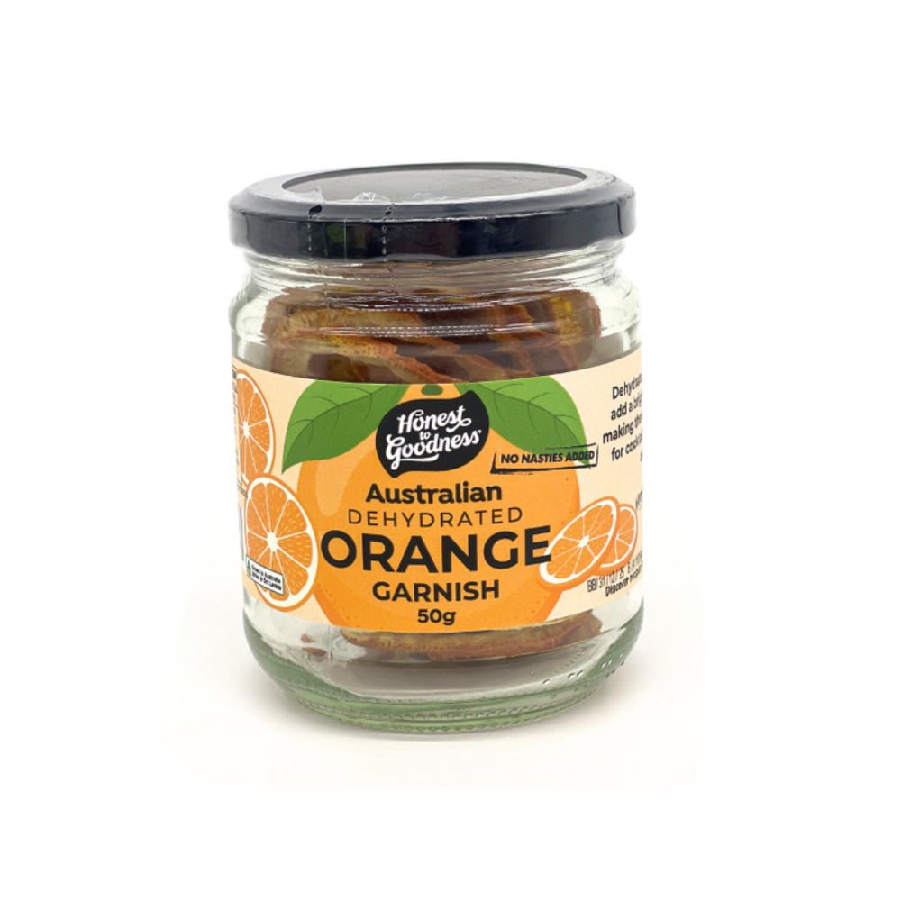Honest to Goodness Australian Dehydrated Orange Garnish 50g