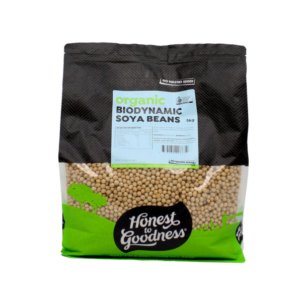 Honest to Goodness Biodynamic Soya Beans 5Kg