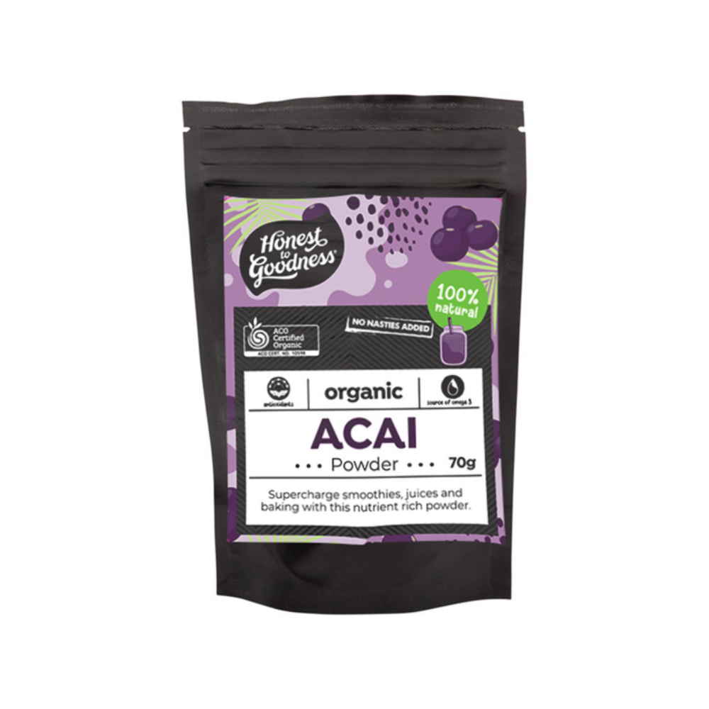 Honest to Goodness Organic Acai Powder 70g