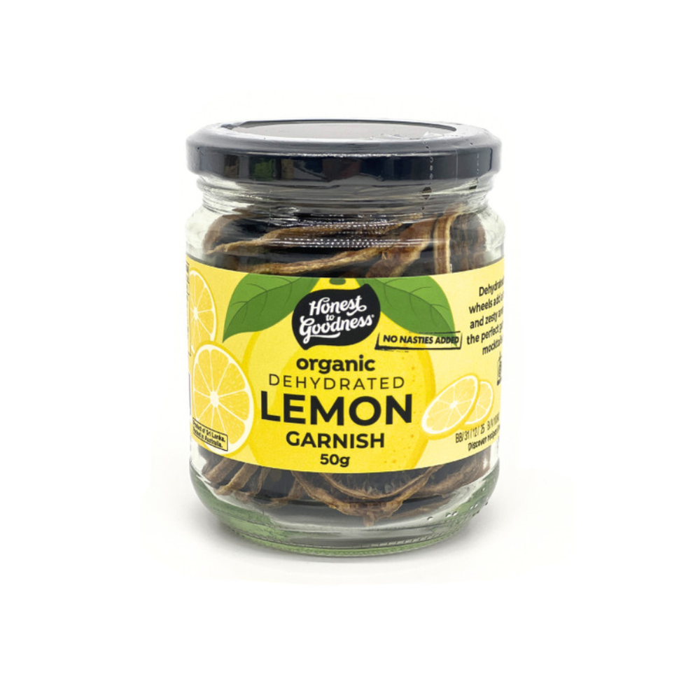 Honest to Goodness Organic Dehydrated Lemon Garnish 50g