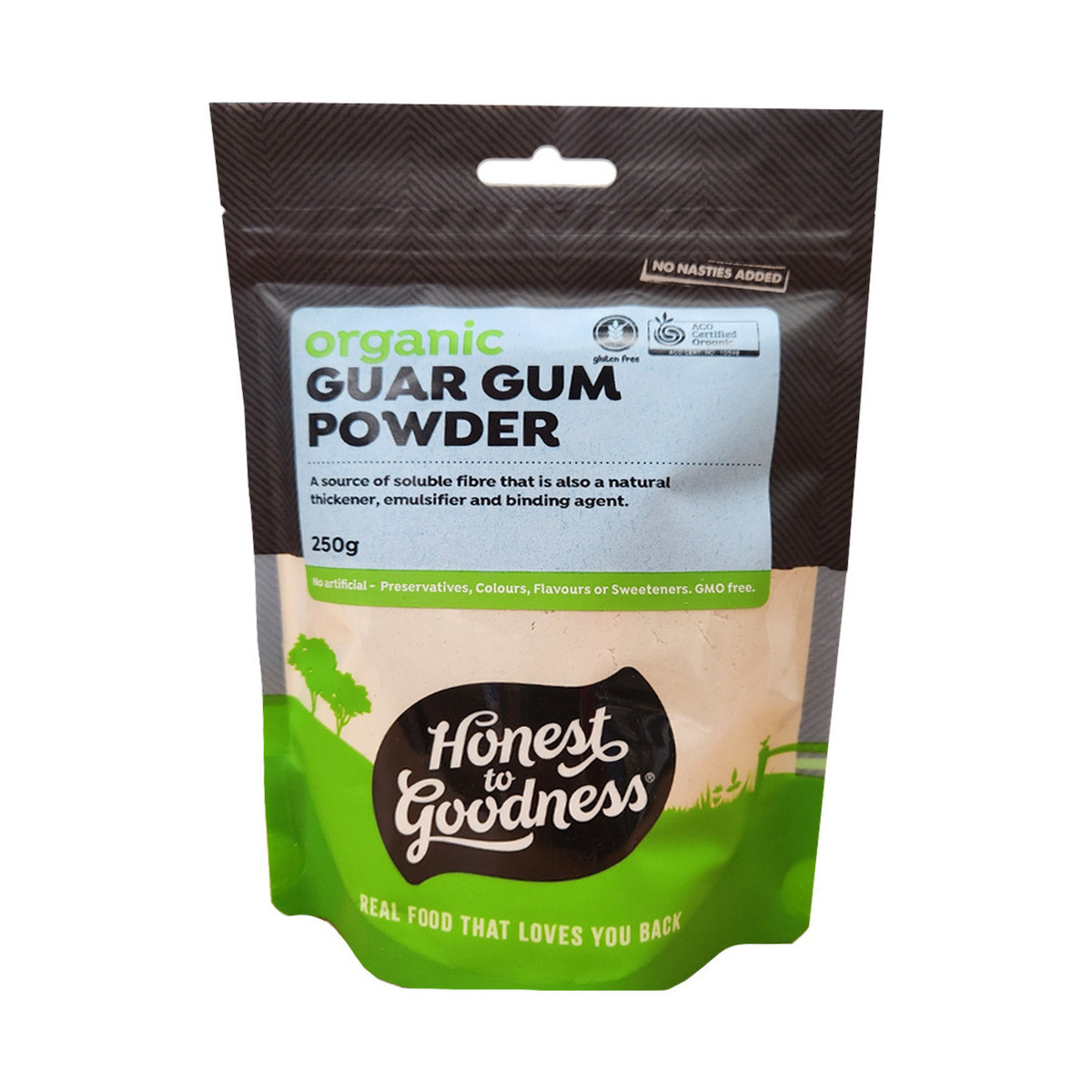 Honest to Goodness Organic Guar Gum Powder 250g product packshot