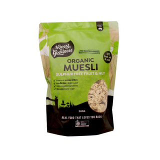 Honest to Goodness Organic Sulphur Free Fruit & Nut 500g