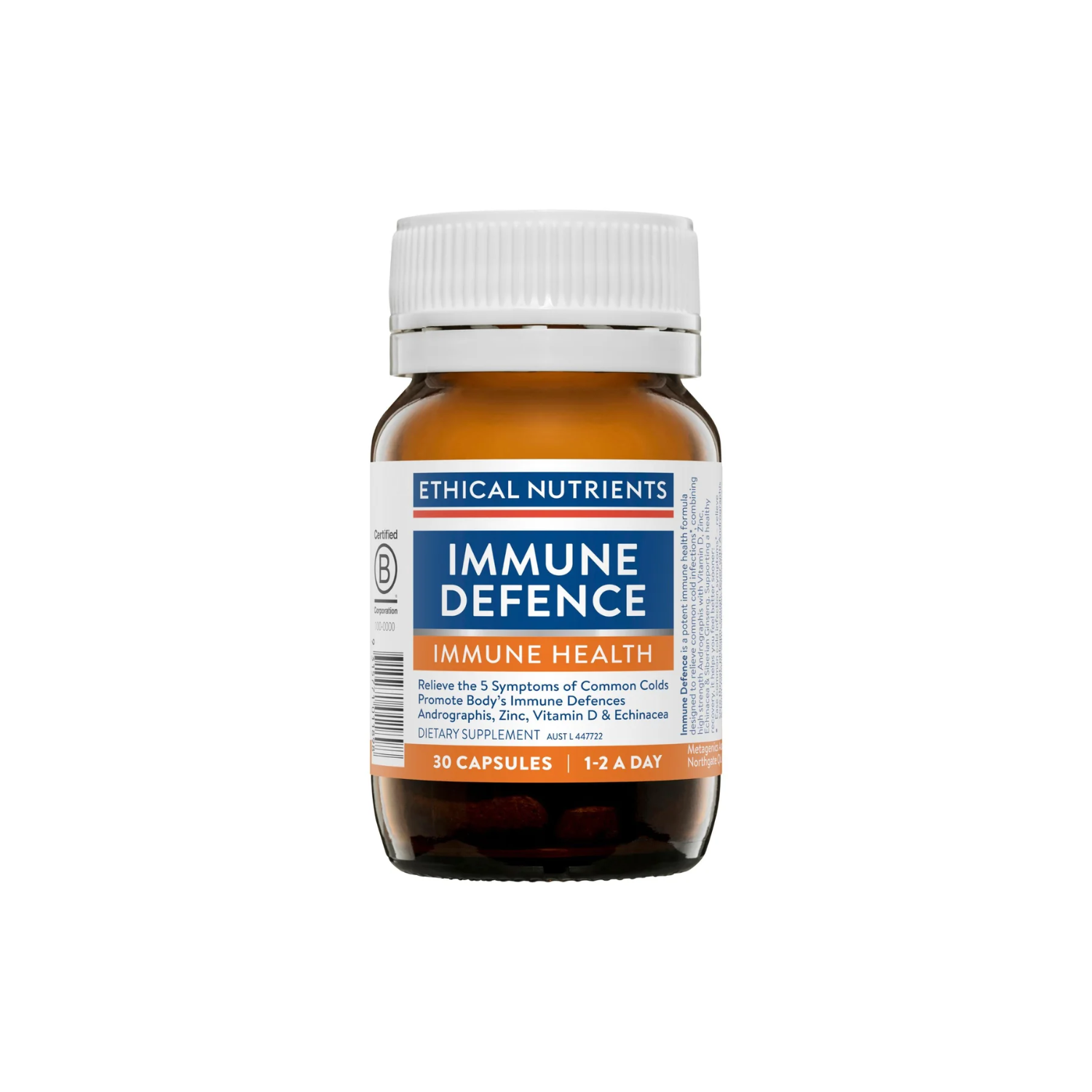 Ethical Nutrients Immune Defence Capsules | 30 & 60
