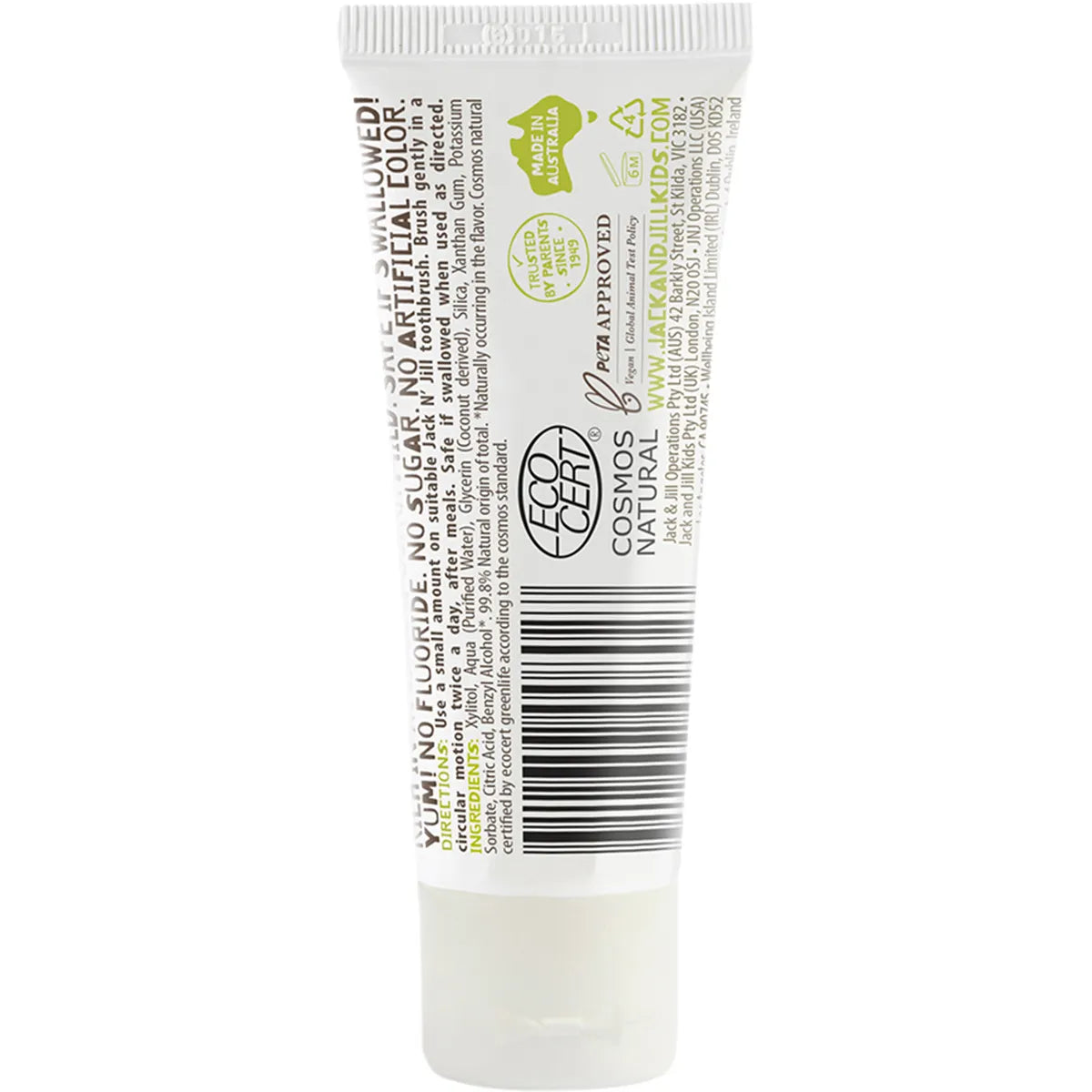 Jack n Jill Childrens Toothpaste Flavour Free 50g