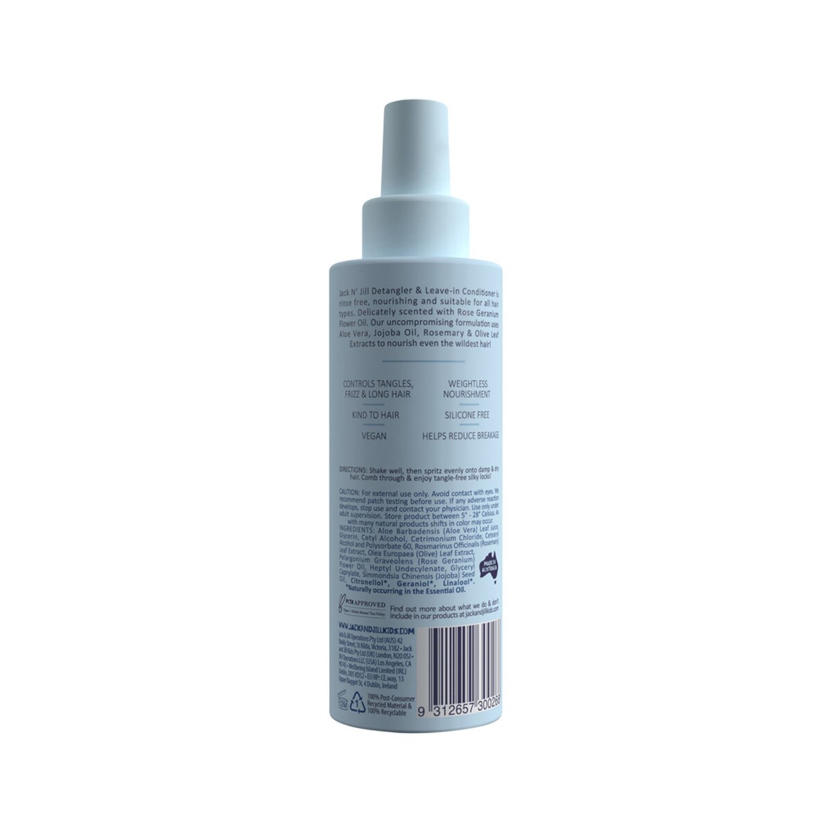 Jack n Jill Detangler & Leave-In Conditioner 200ml