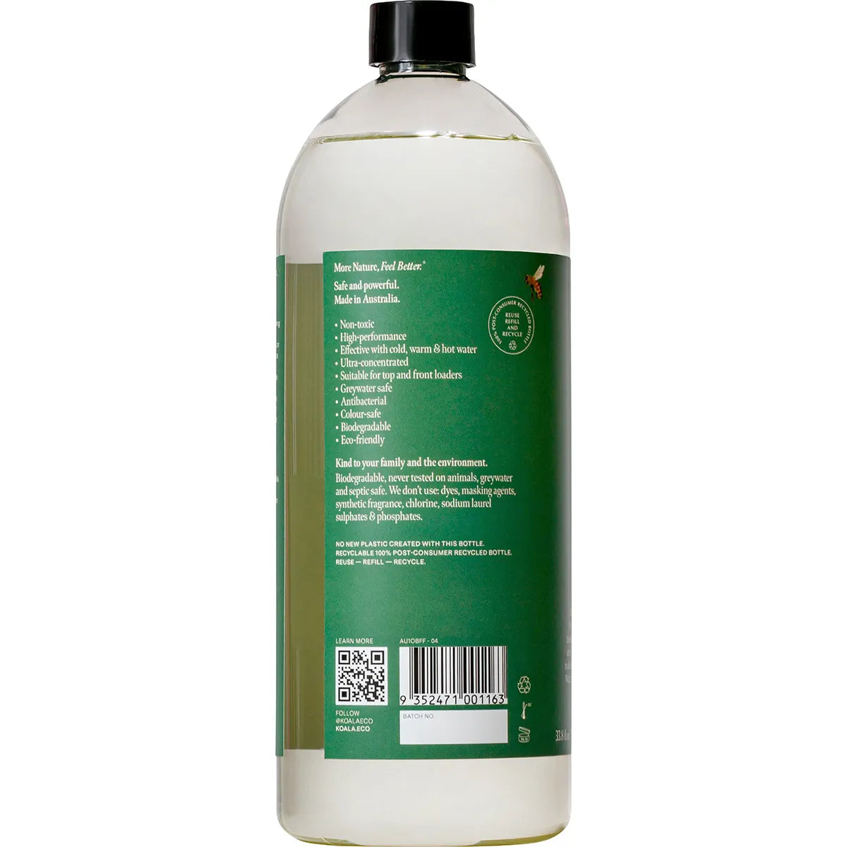 Koala Eco Oxygenated Bleach Fragrance Free 1L product image 3