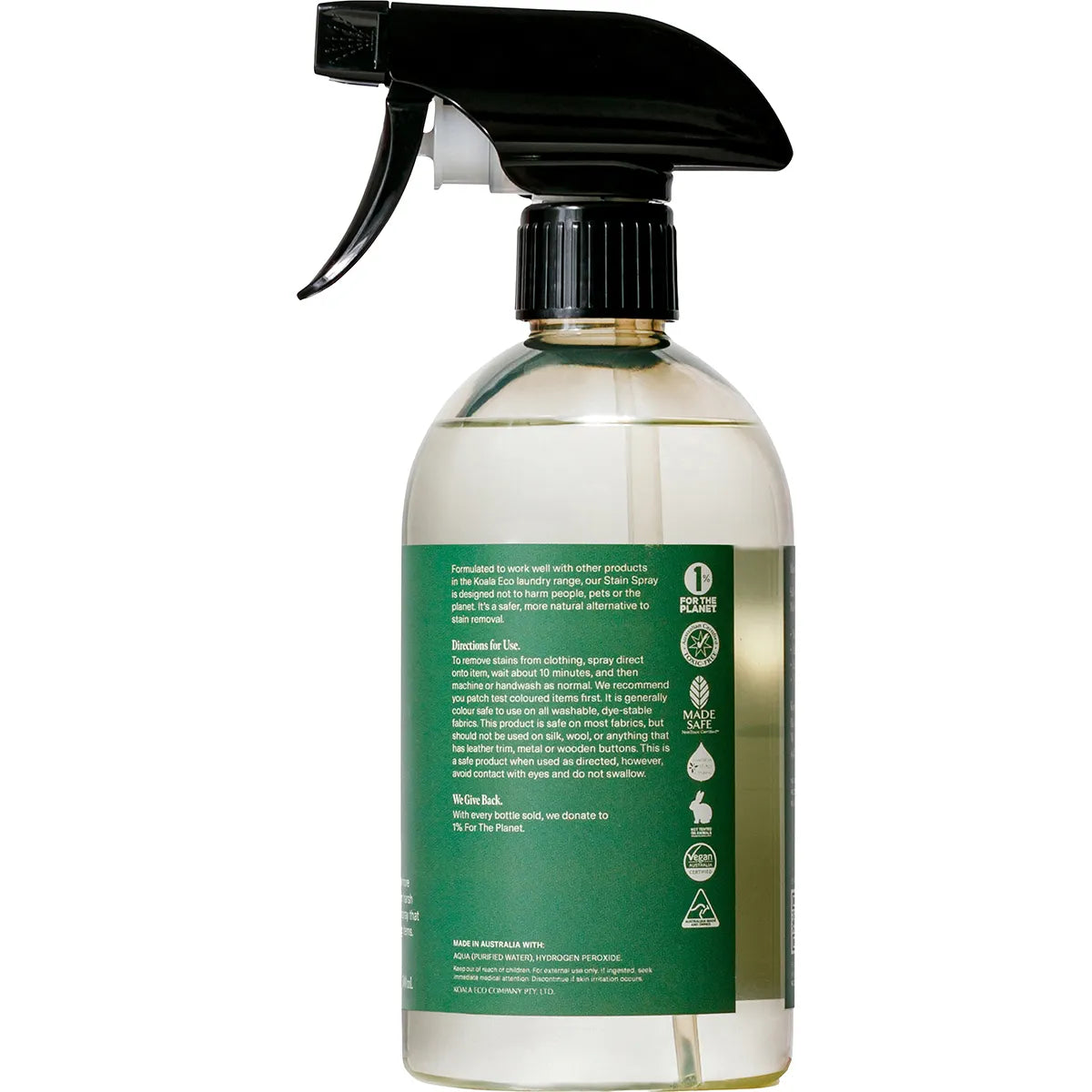 Koala Eco Laundry Stain Spray Fragrance Free 500ml product image 2