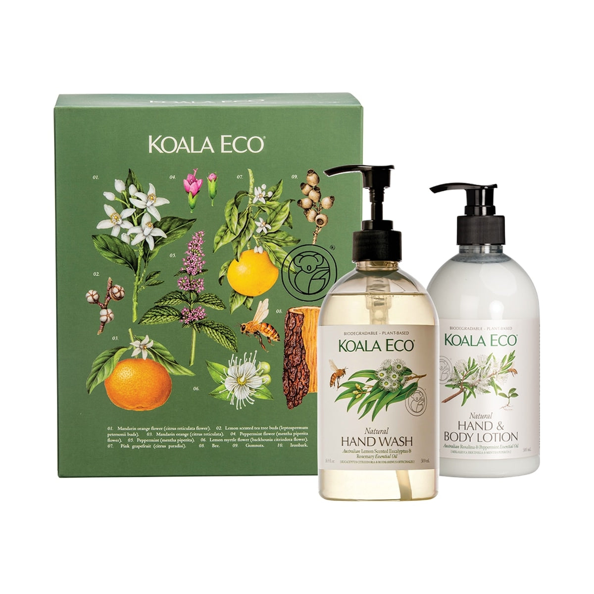 Koala Eco Hand Care Gift Pack Rosalina & Peppermint 2 Pack