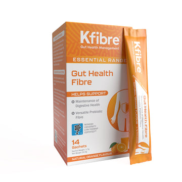 Kfibre Essential Gut Health Fibre Natural Orange Sachets 1.9g x 14 Pack