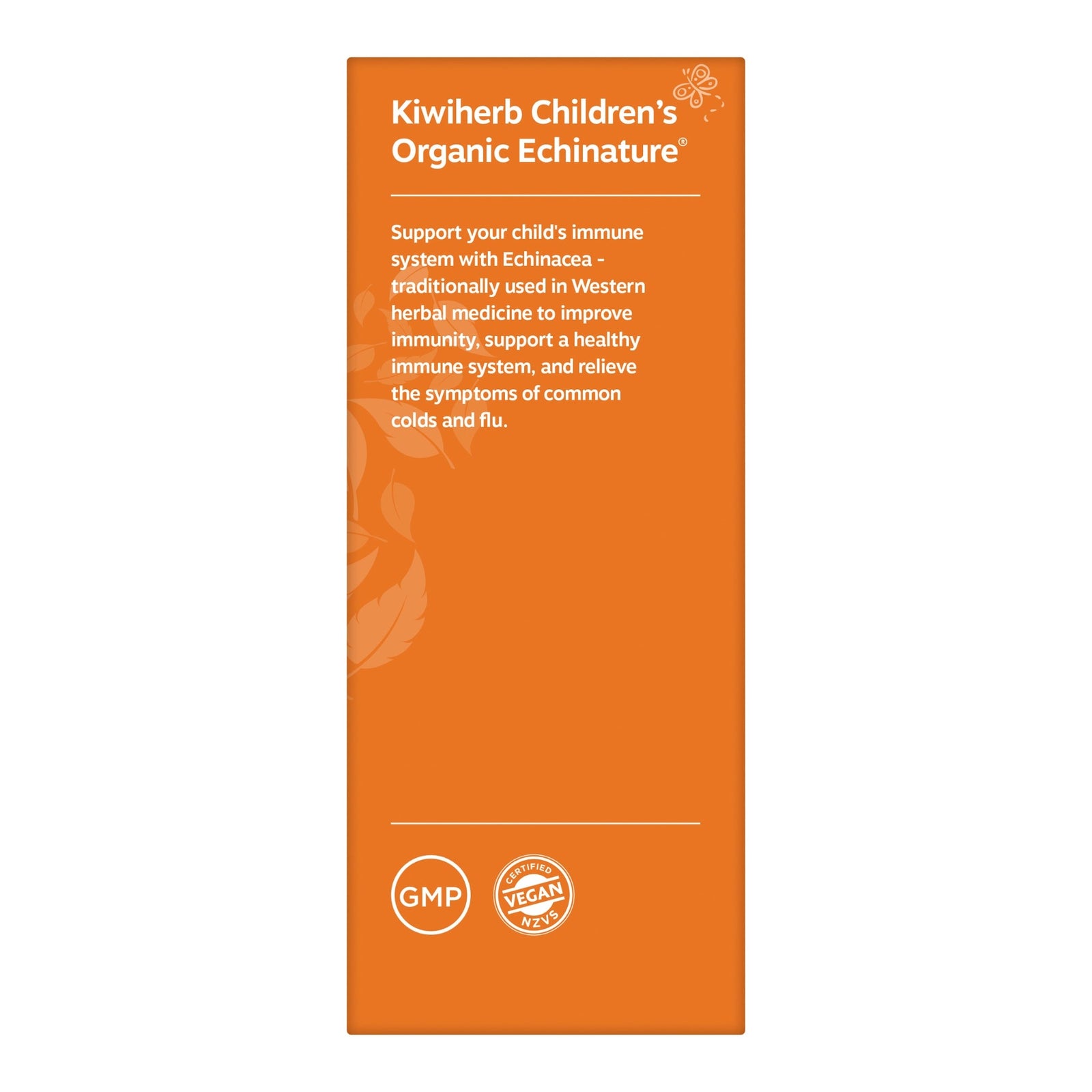 Kiwiherb Children's Organic Echinature side panel