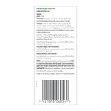 Kiwiherb Organic Cough Syrup back panel
