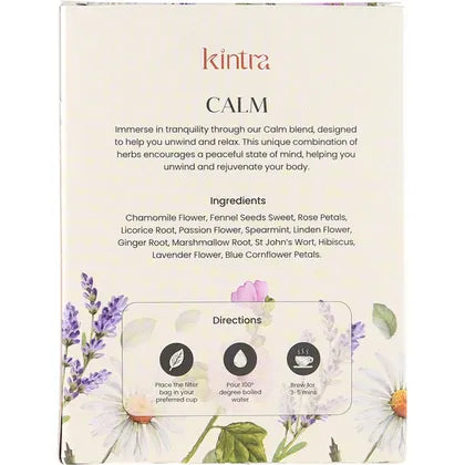 Kintra Foods Herbal Tea Bags Calm 25 Pack