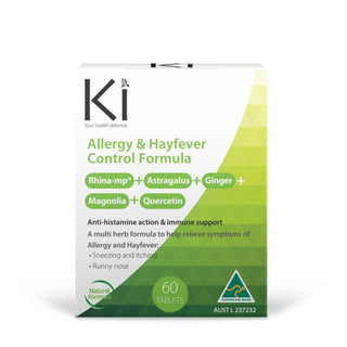 Martin & Pleasance Ki Allergy Hayfever Control 60 Tablets front box