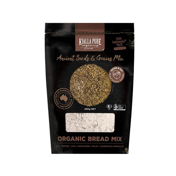 Kialla Bread Mix Sourdough Ancient Seeds & Grains Organic 450g