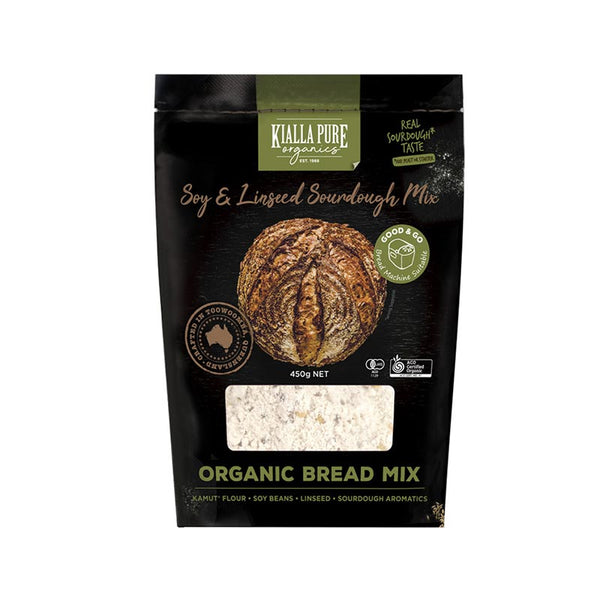 Kialla Bread Mix Sourdough Soy & Linseed Organic 450g