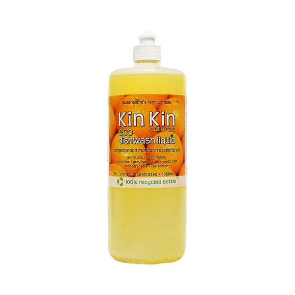 Kin Kin Naturals Eco Dishwash Liquid Tangerine & Mandarin 1050ml