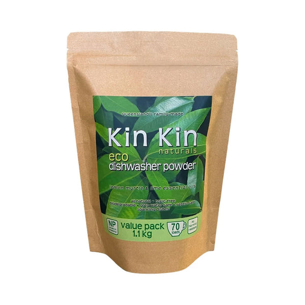 Kin Kin Naturals Eco Dishwasher Powder Lime & Lemon Myrtle 1.1kg