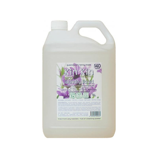 Kin Kin Naturals Eco Laundry Liquid Lavender & Ylang Ylang 5L