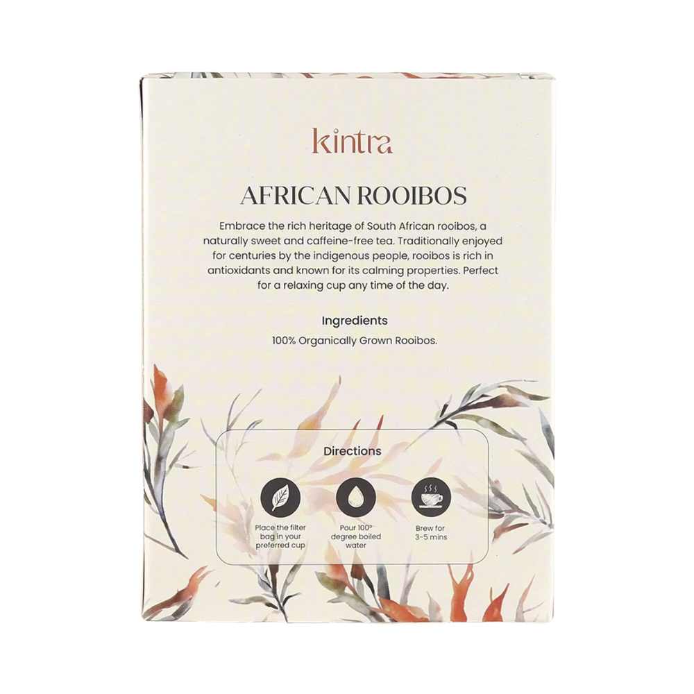 Kintra Blends African Rooibos Tea Bags 32 Pack