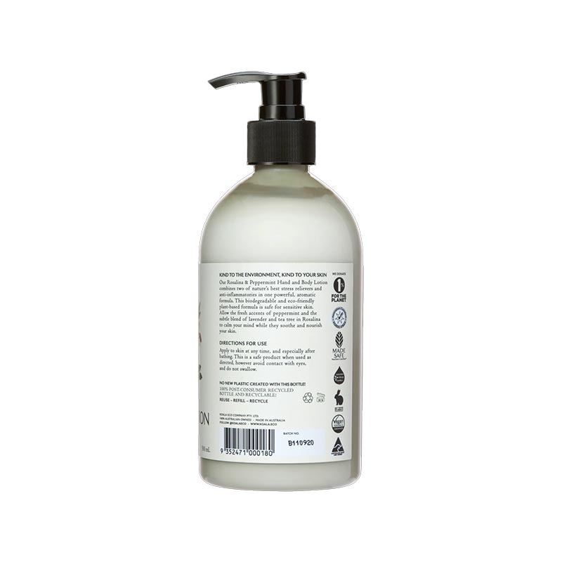 Koala Eco Hand & Body Lotion Rosalina and Peppermint 500ml product image 3