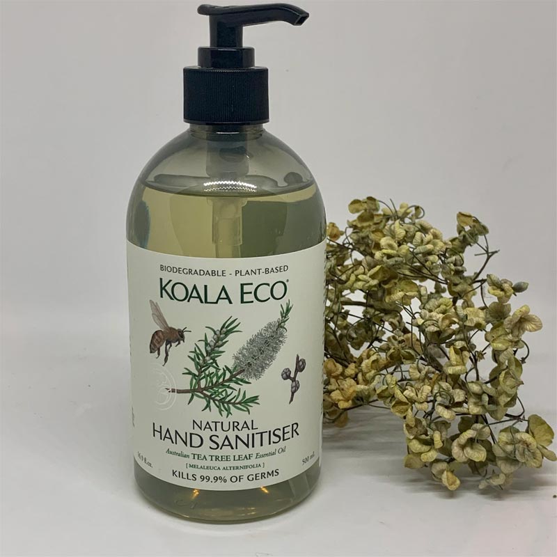 Koala Eco Hand Sanitiser Lemon Scented Tea Tree & Tea Tree 500ml product image 2