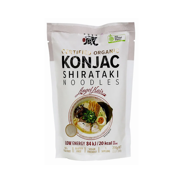 Kura Konjac Shirataki Noodles Angel Hair 270g