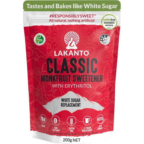 Lakanto Classic Monkfruit Sweetener 200g