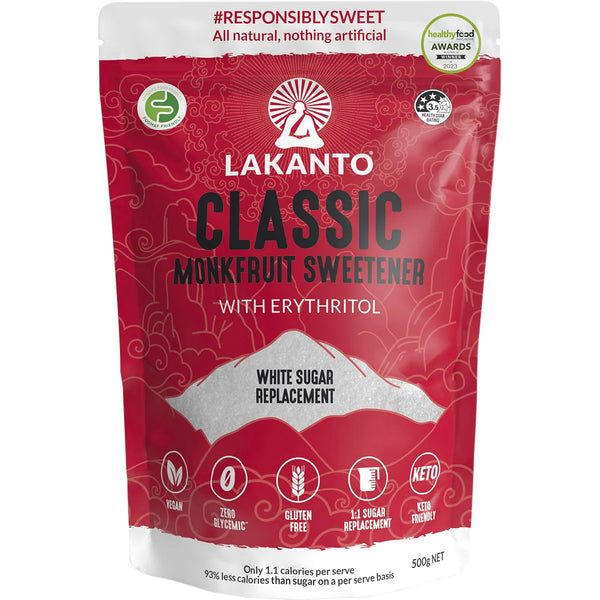 Lakanto Classic Monkfruit Sweetener 500g