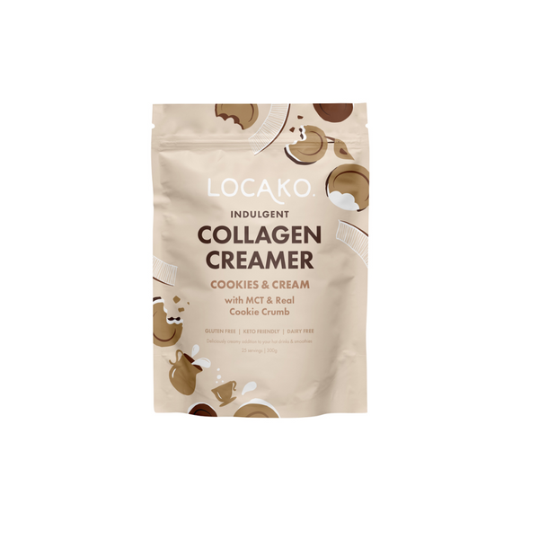 Locako Collagen Creamer Indulgent (Cookies and Cream) 300g