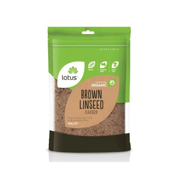 Lotus Linseed (Flaxseed) Brown Organic 500g