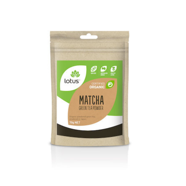 Lotus Matcha Powder Premium Organic 70g