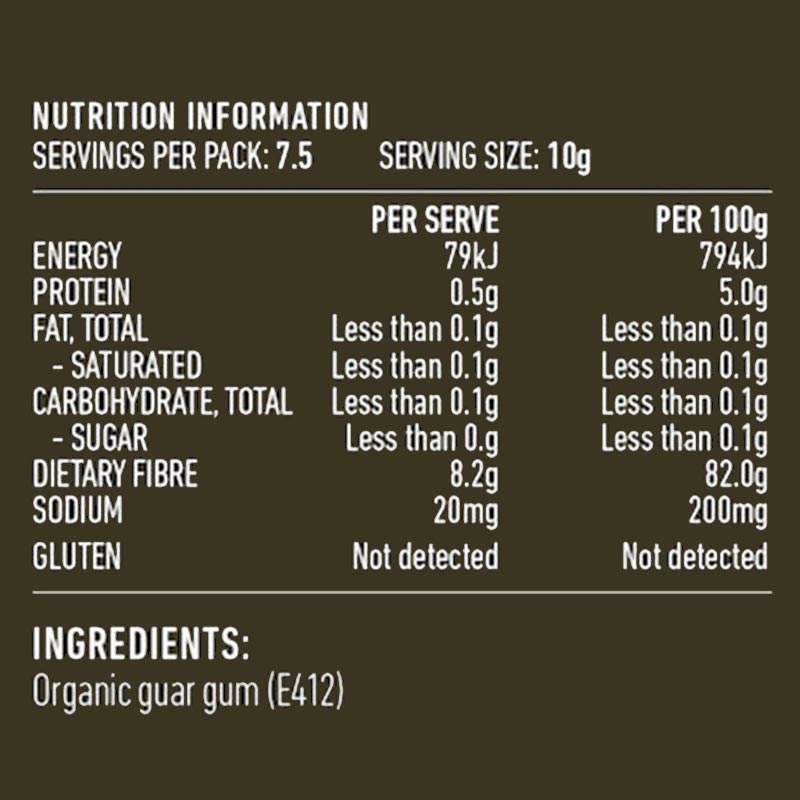 Lotus Organic Guar Gum 75g