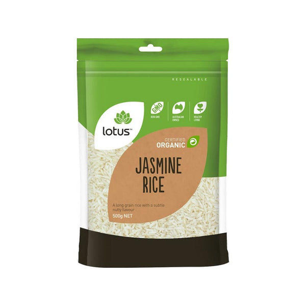 Lotus Organic Jasmine Rice 500g