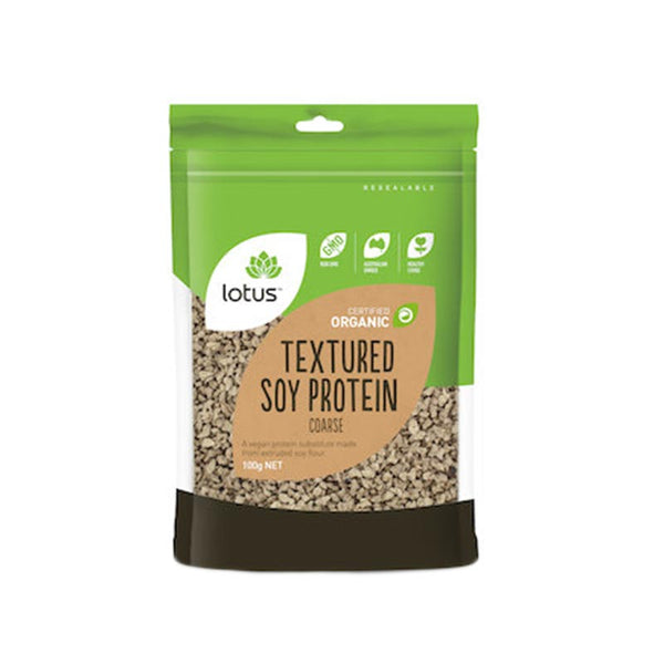 Lotus Organic Textured Soy Protein Coarse 100g