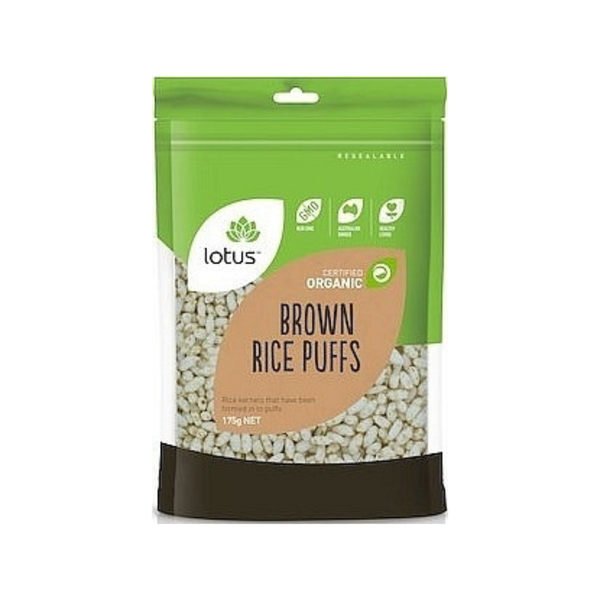 Lotus Rice Puffed Brown Organic 175g