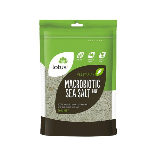 Lotus Sea Salt Macrobiotic Fine 500g