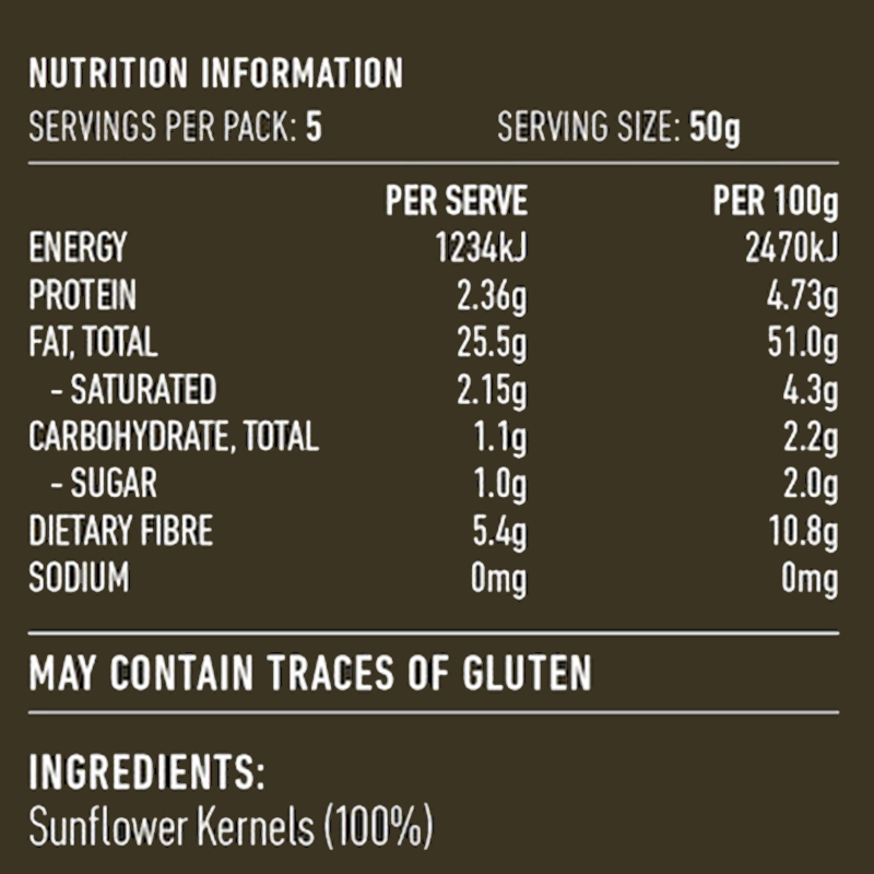 Lotus Sunflower Kernels 250g
