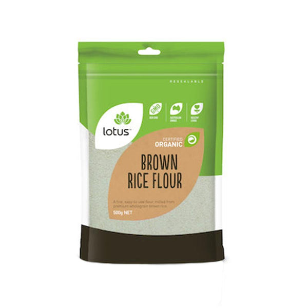 Lotus Organic Brown Rice Flour 500g