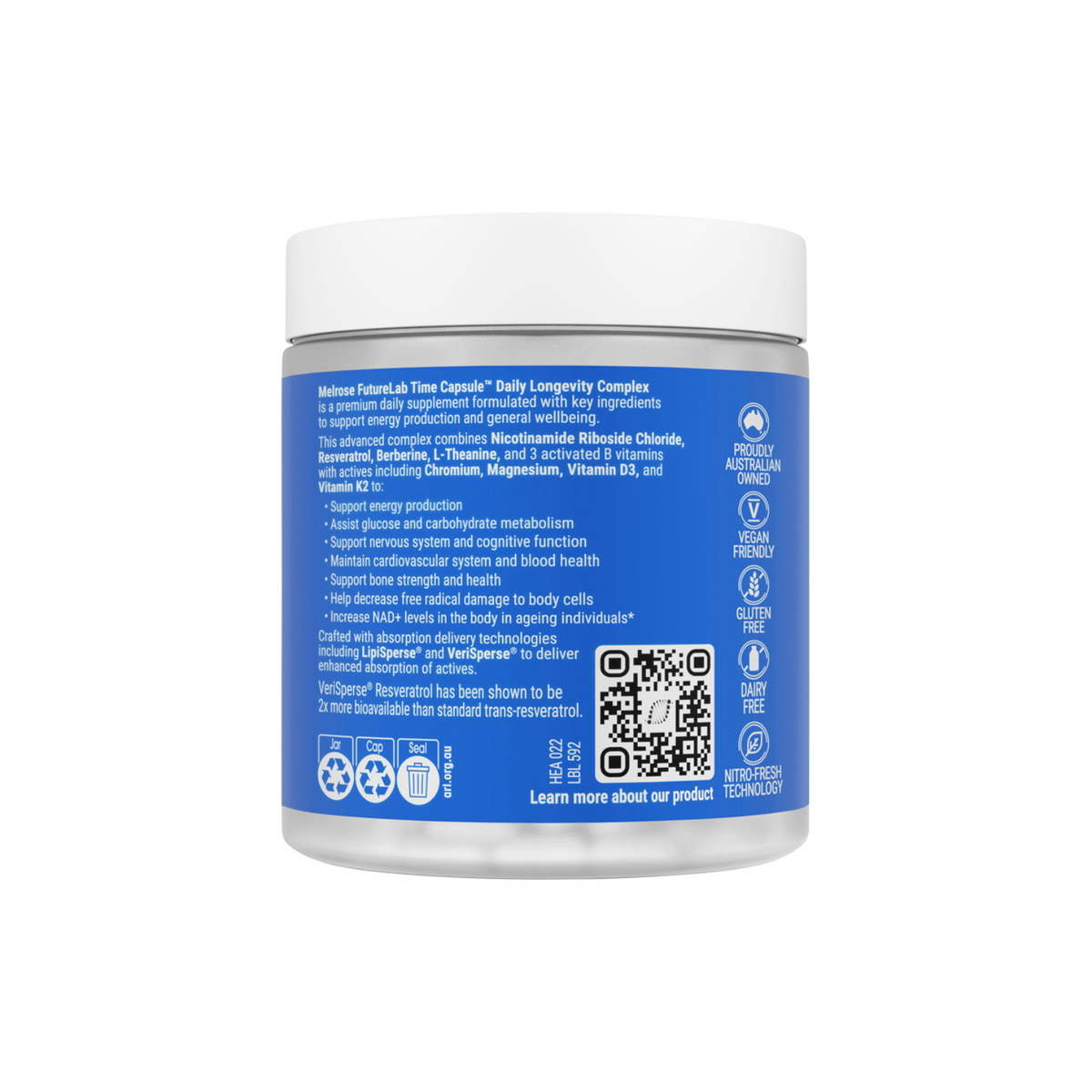 Melrose FutureLab Time Capsule Daily Longevity Complex 90 Capsules product image 3