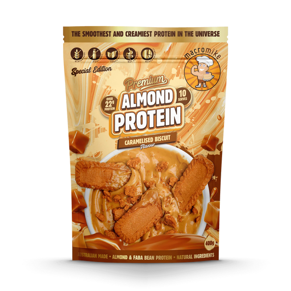 Macro Mike Premium Almond Protein Caramelised Biscuit 400g